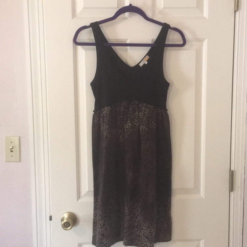 C&C California leopard a-line dress
